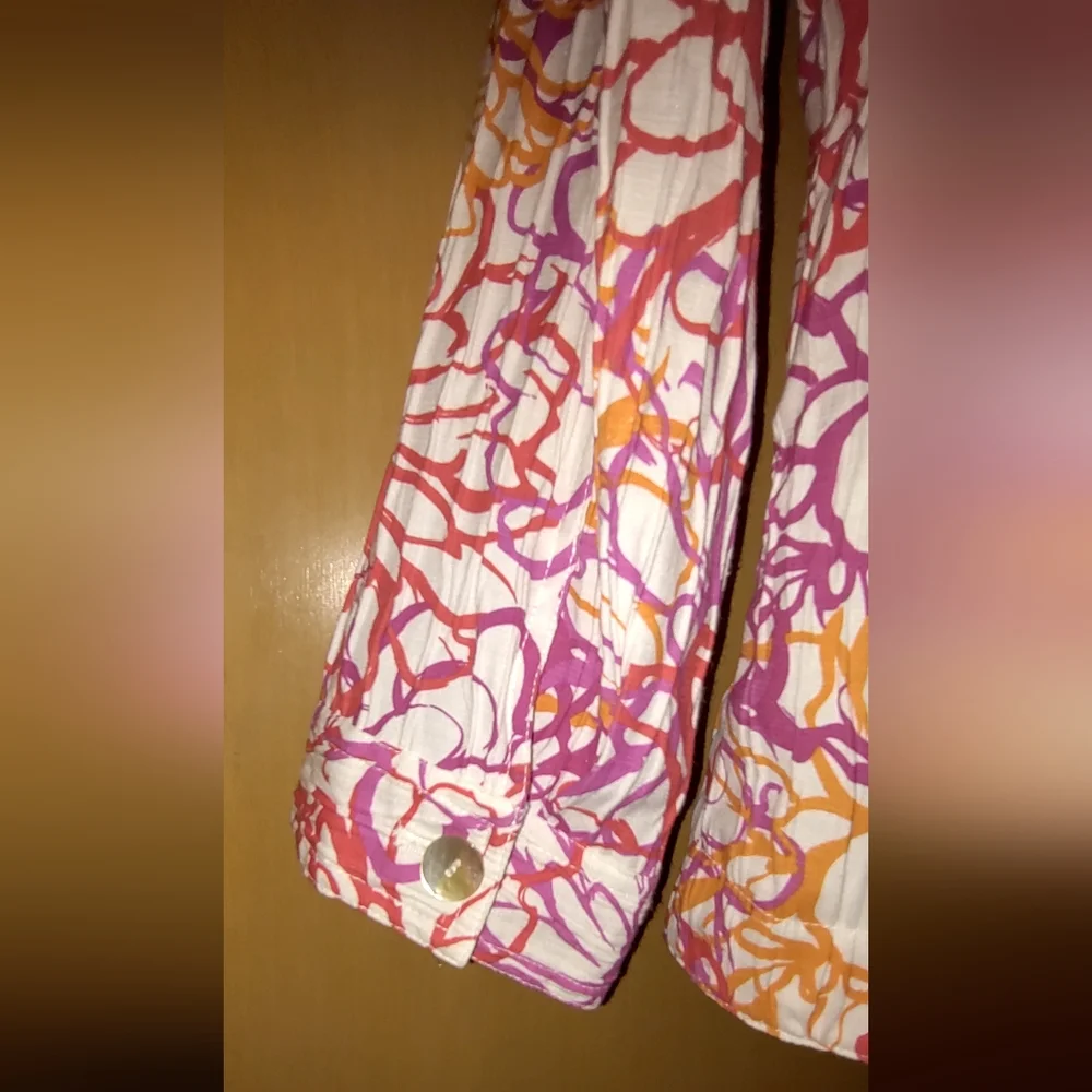 Firm Final price!*Floral Print Jacket(14) - Picture 6 of 8